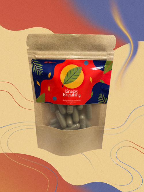 Breezy Breathing: Clear Airways & Better Sleep (30 Veg Capsules) - ASTROherbs