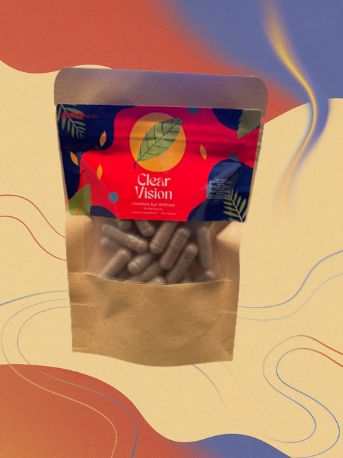 Clear Vision: Herbal Support for Healthy Eyesight (30 Veg Capsules) - ASTROherbs